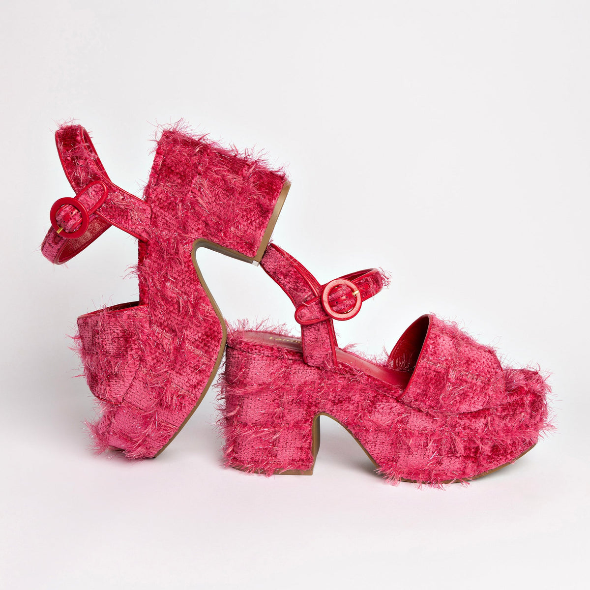 Miso Sandal In Rose Agami Velvet