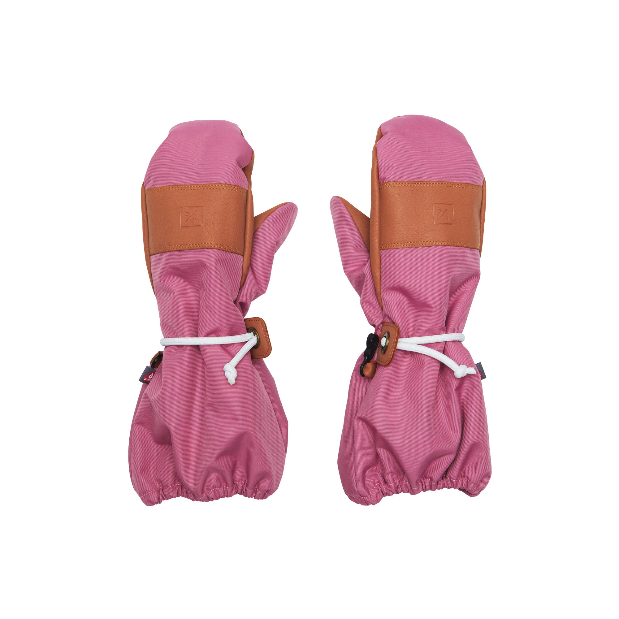 Kids and women's pink mittens for boys and girls, featuring warm insulation, soft fleece lining, and waterproof exterior, designed for skiing and winter snow sports to keep hands warm in cold weather