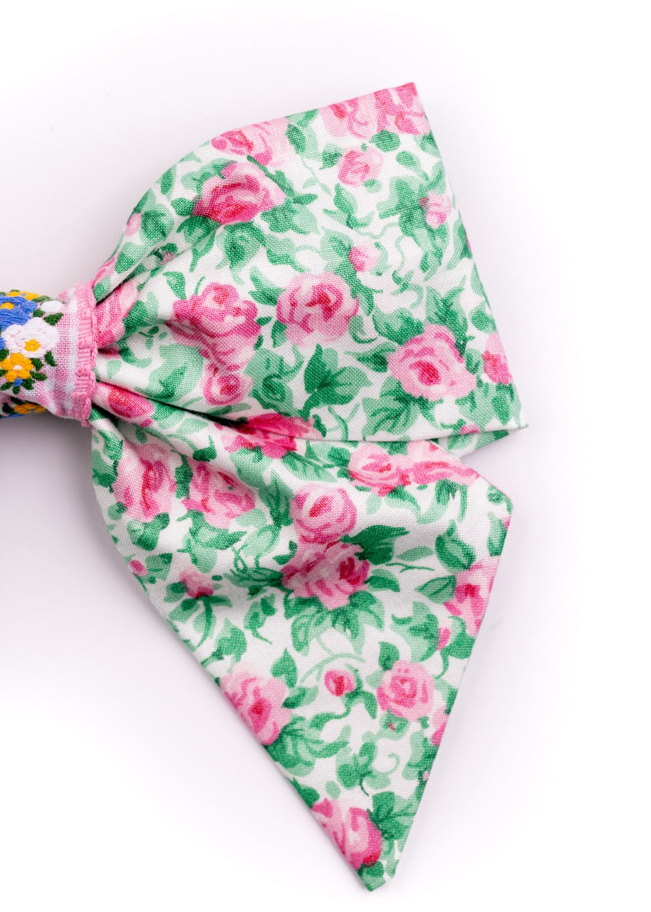 Rose Garden Bow in Green