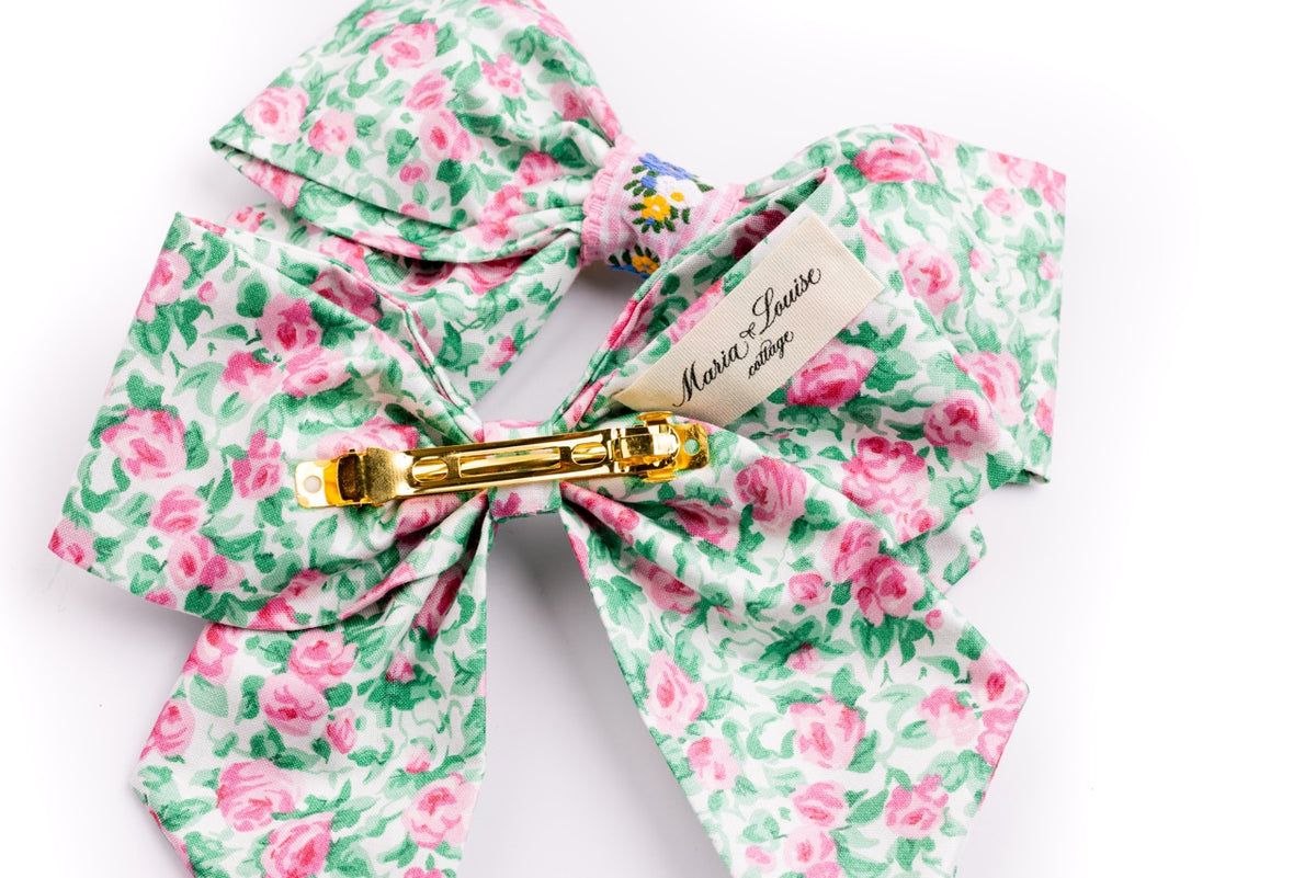 Rose Garden Bow in Green