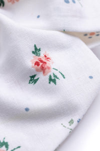 Daisy Meadow Bow in White