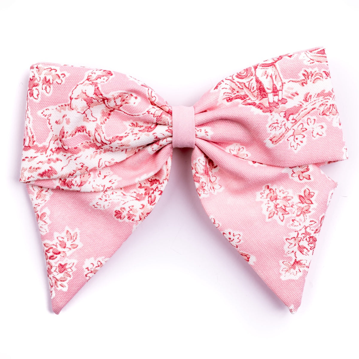 Farmhouse Toile Bow in Pink
