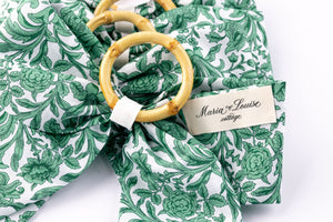 Heritage Sambourne Napkin Rings in Green, Set of 4