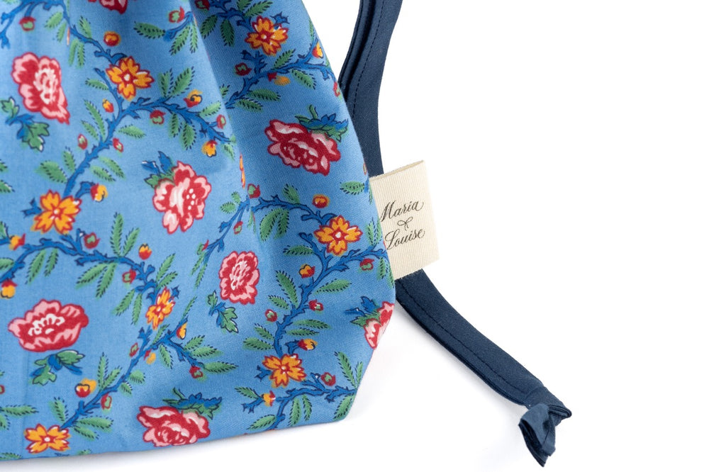 The French Cordelle Pouch Bag in Blue