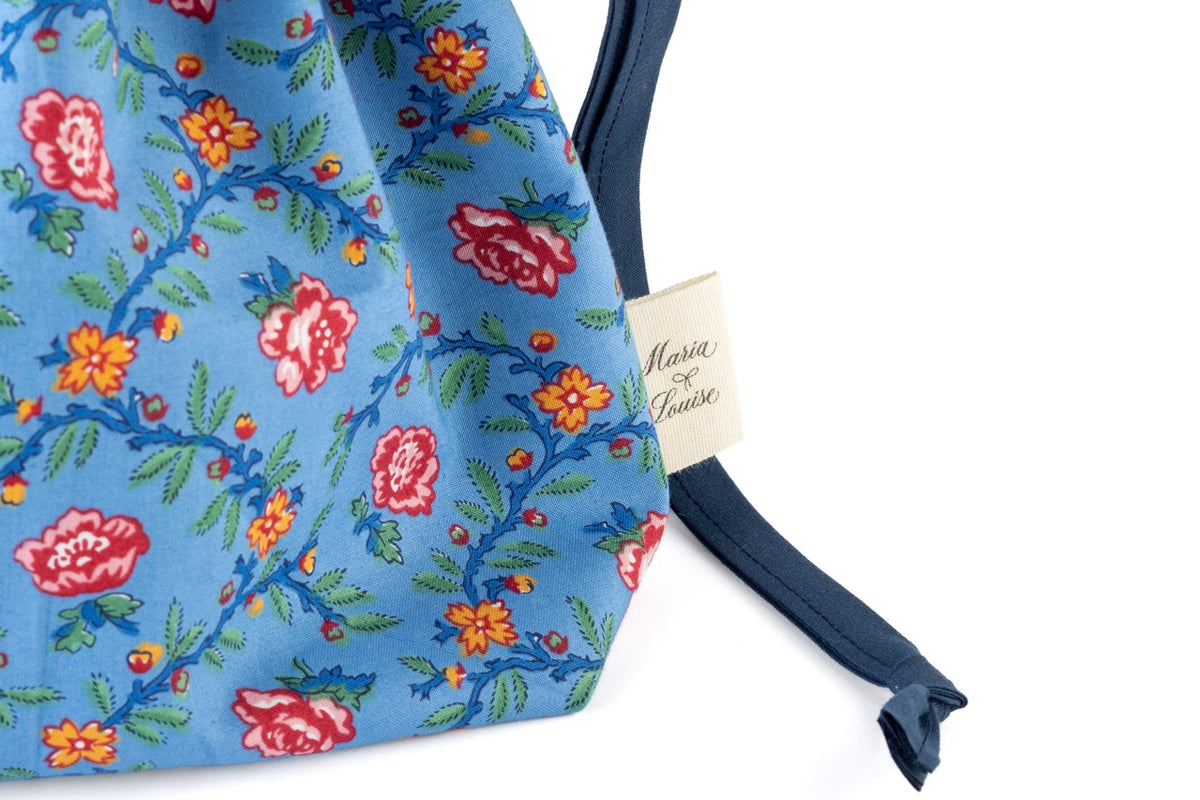 The French Cordelle Pouch Bag in Blue