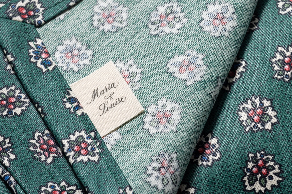 Moss & Berry Napkins in Green, Set of 4
