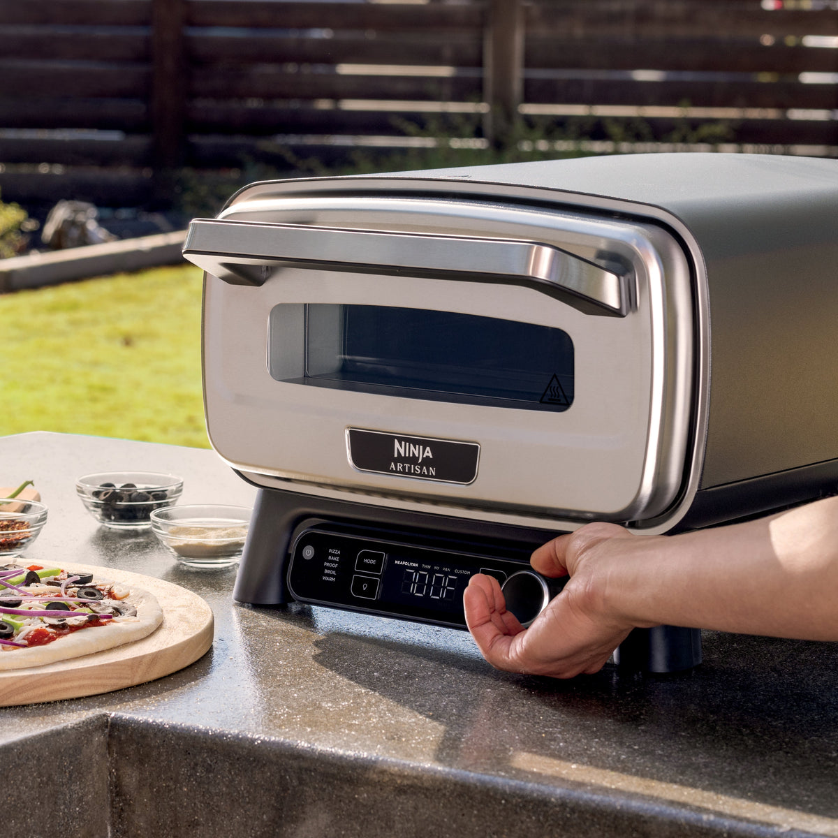 Artisan 5-in-1 Portable Electric Pizza & Outdoor Oven