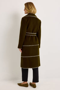 Chloe Coat in Juniper Green