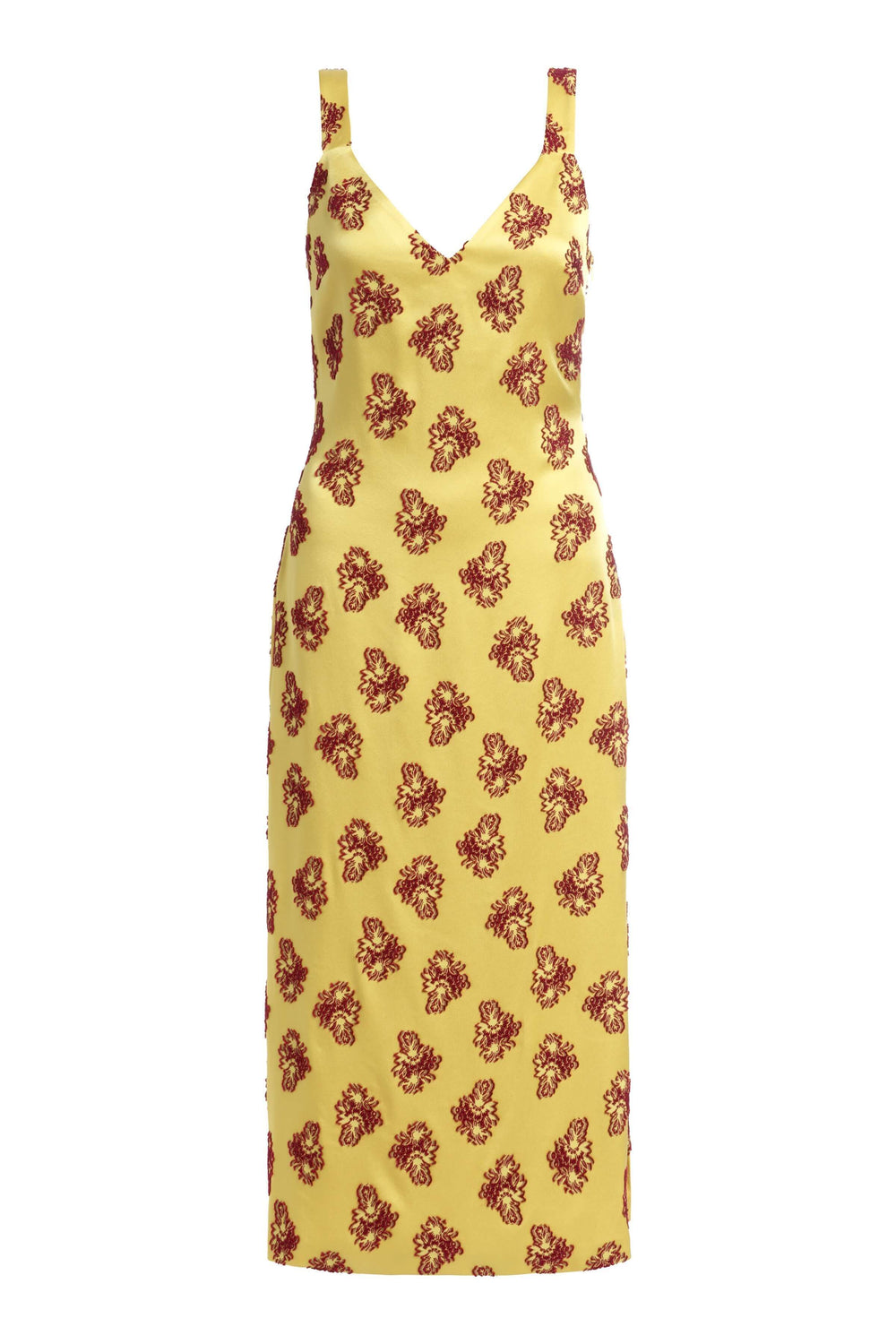 Dancing Queen Citrine Midi Dress