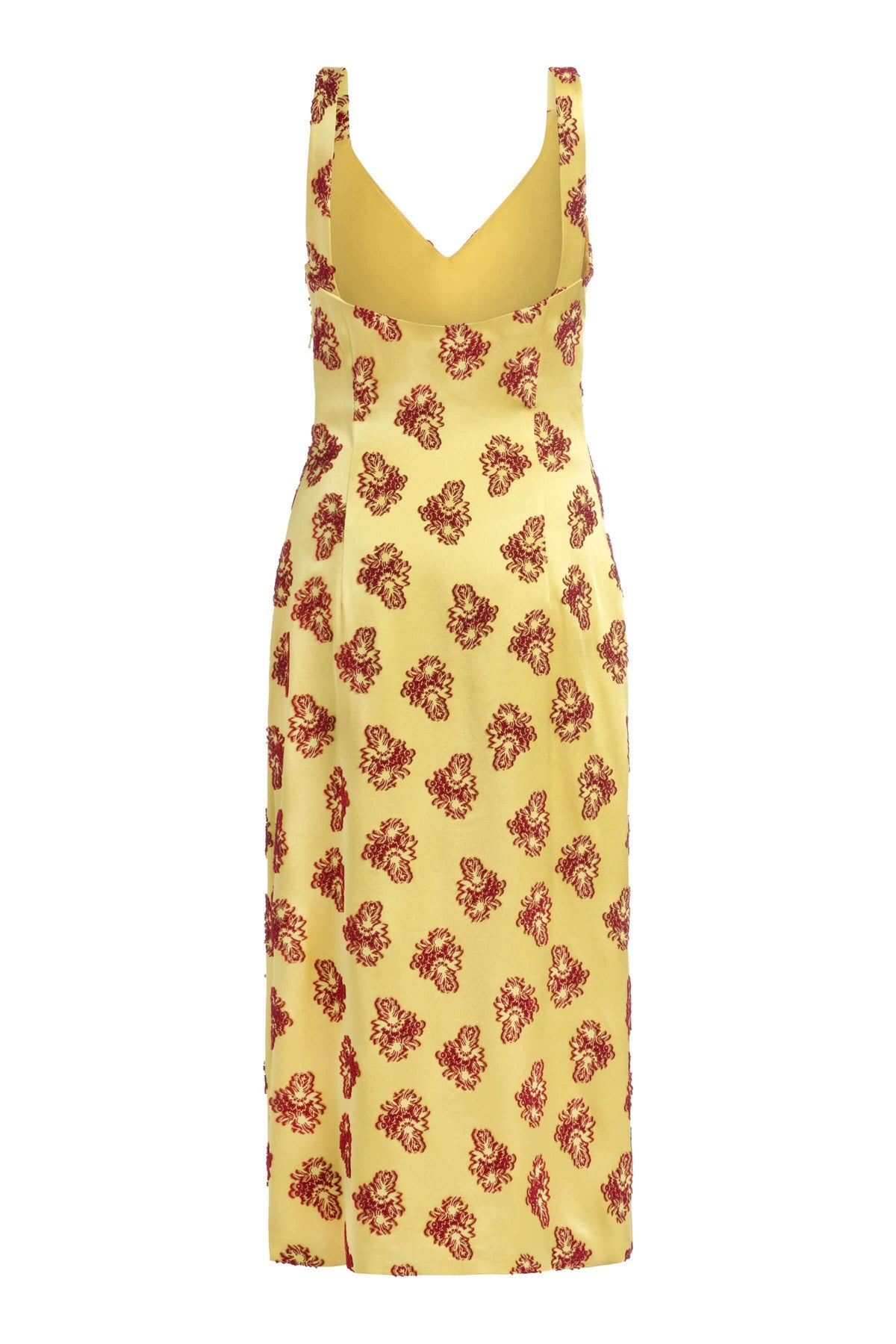 Dancing Queen Citrine Midi Dress