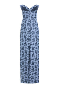 Rita Navy Bouquet Gown