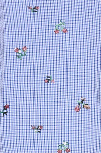 Gazania Sequin Embroidery Shirt Dress