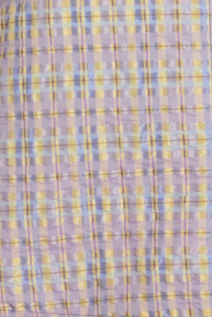 Ginger Pastel Plaid Midi Dress