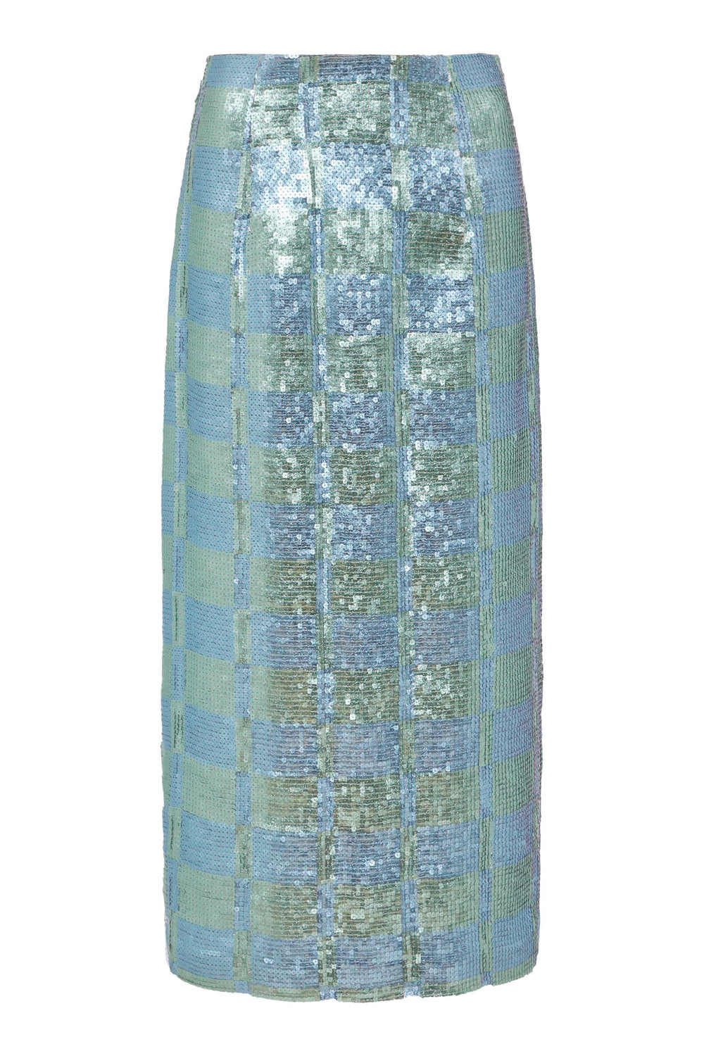 Lucida Gingham Sequin Skirt