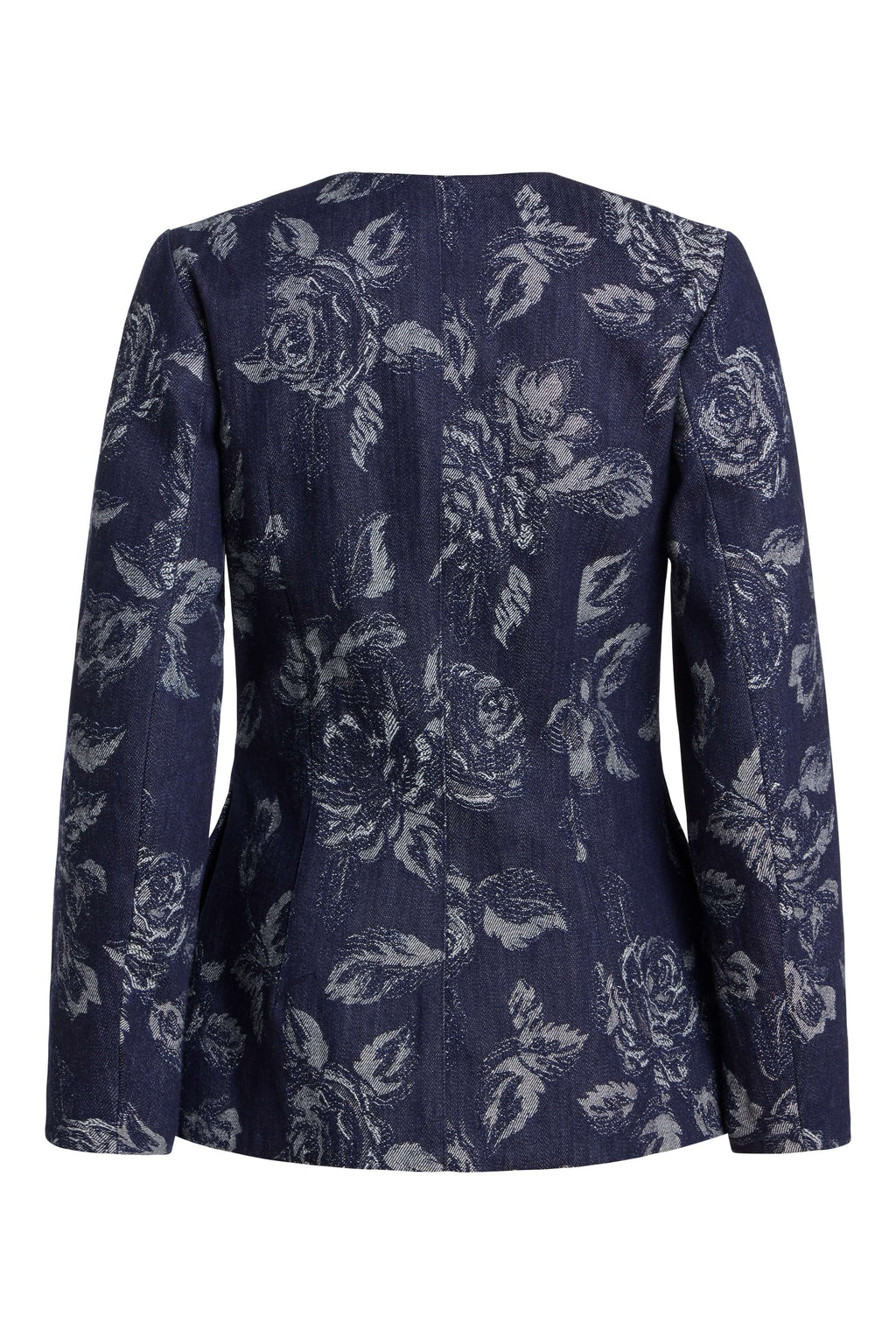 Savane Floral Denim Jacket Top