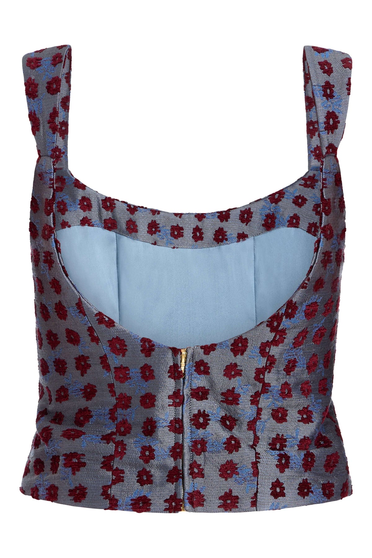 Maisie Teal Tapestry Top