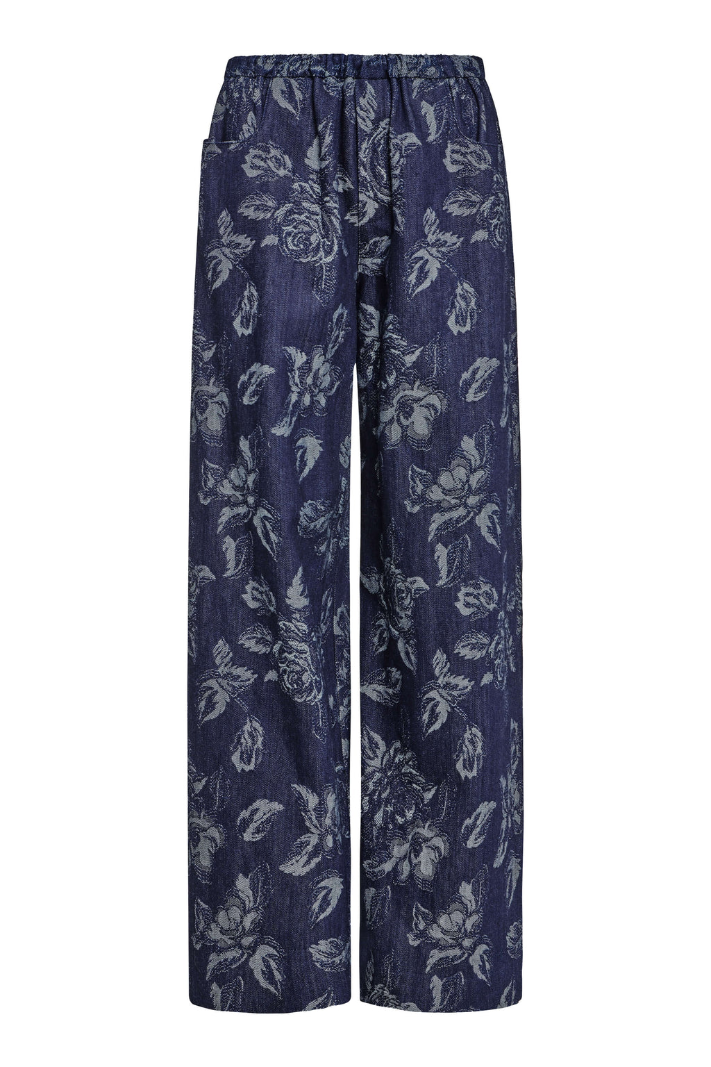 Ila Floral Denim Trousers