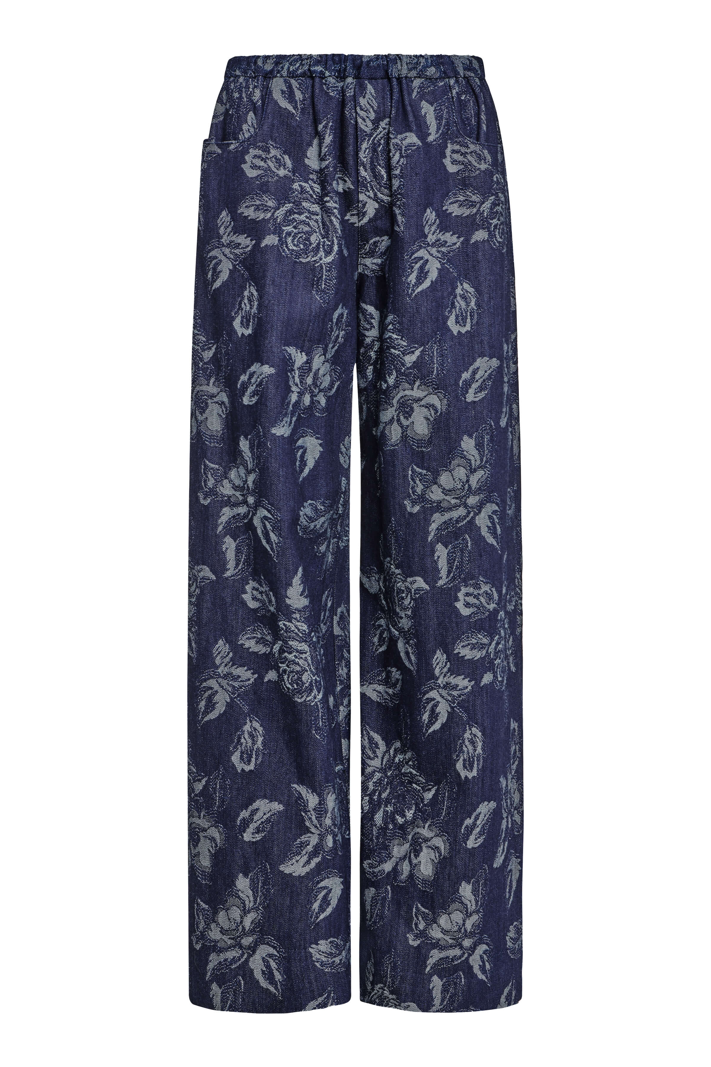 Ila Floral Denim Trousers