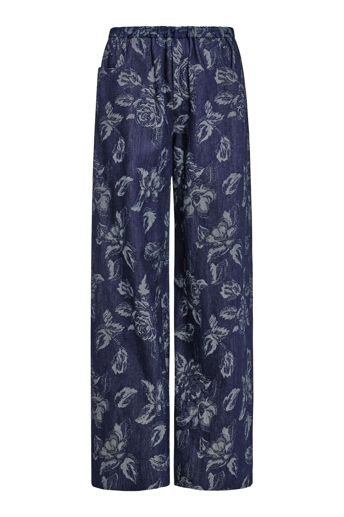 Ila Floral Denim Trousers
