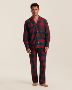 Men’s Twill Pajama Set in St. James Tartan