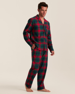 Men’s Twill Pajama Set in St. James Tartan