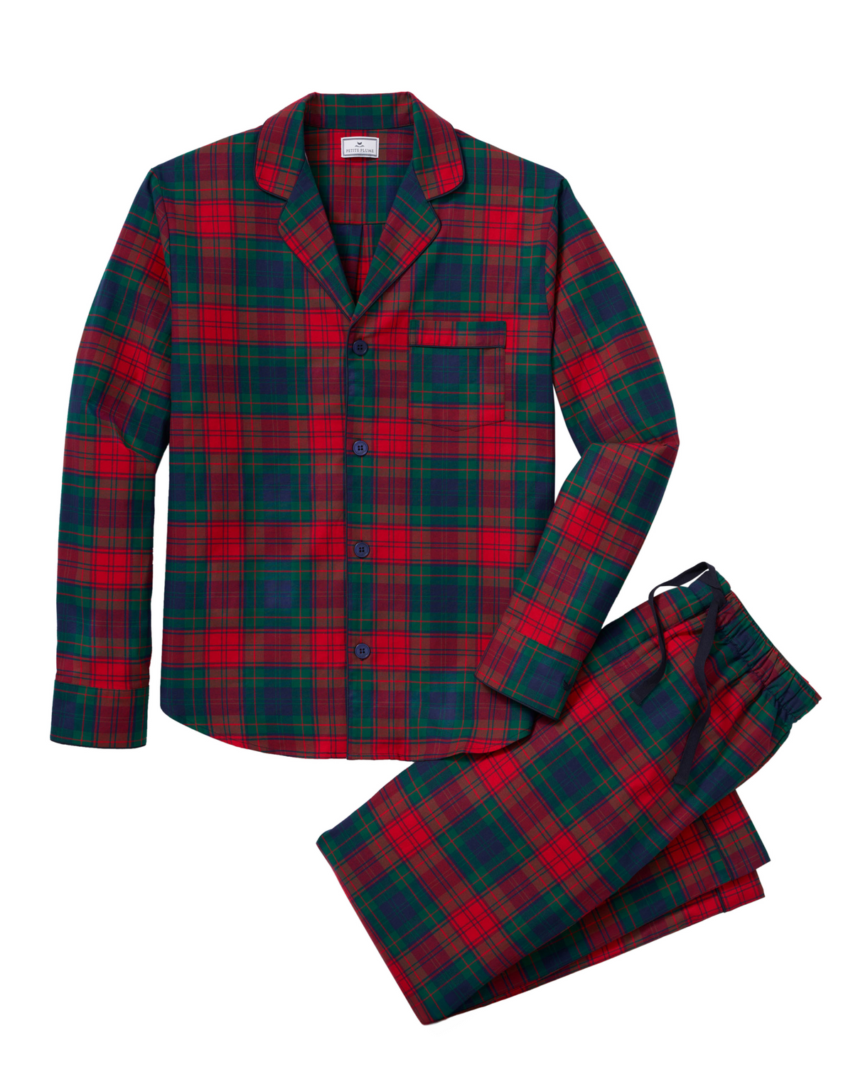 Men’s Twill Pajama Set in St. James Tartan