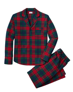 Men’s Twill Pajama Set in St. James Tartan