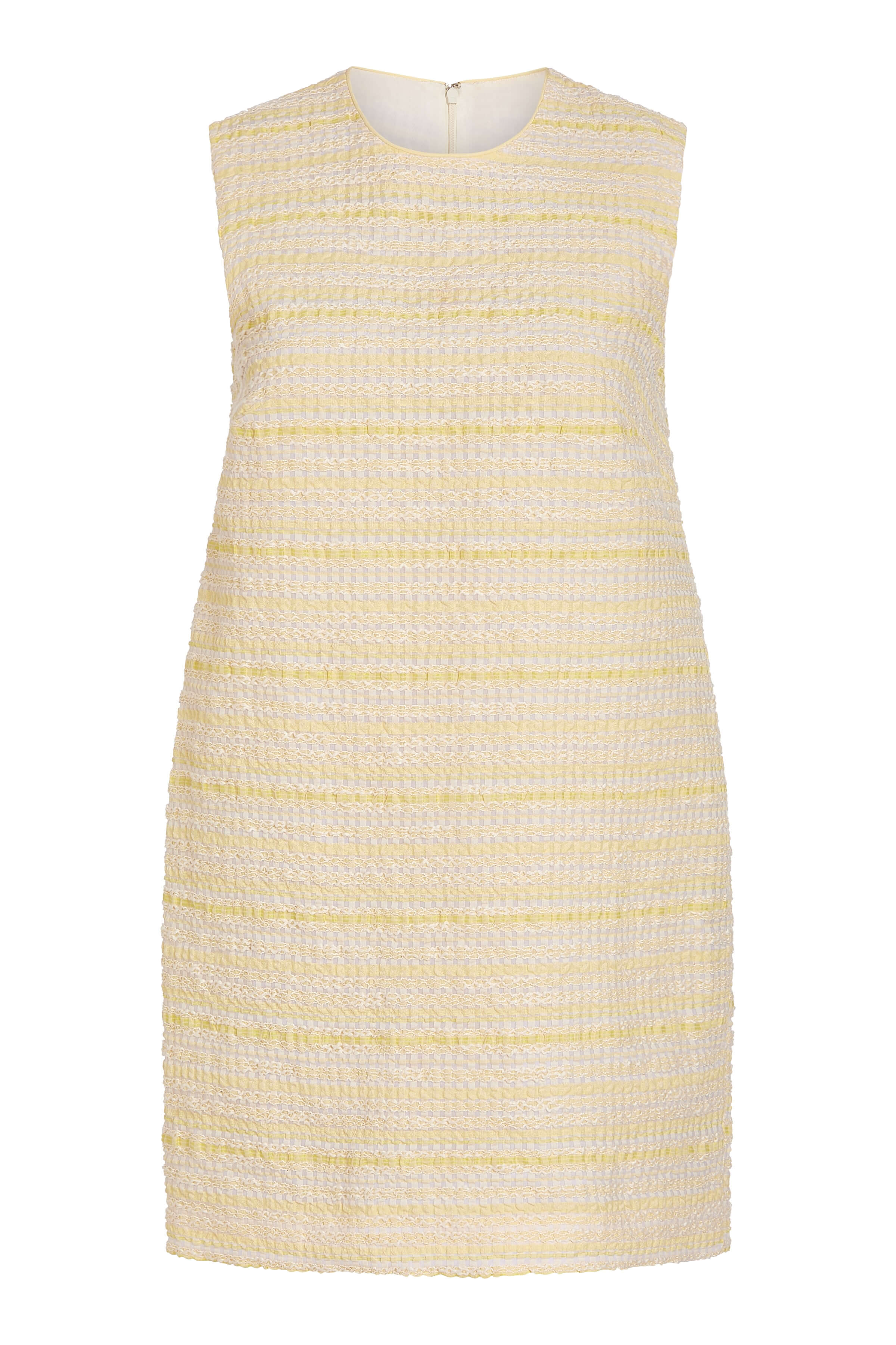 Daisy Lemon Textured Stripe Mini Dress