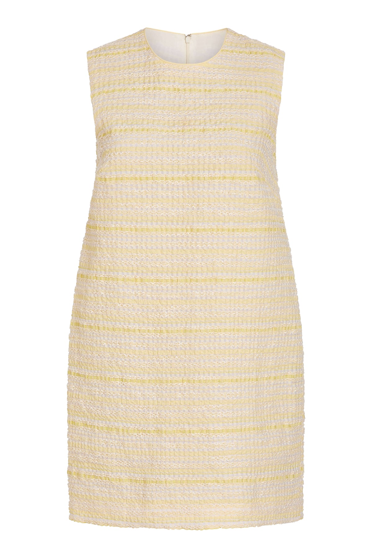 Daisy Lemon Textured Stripe Mini Dress