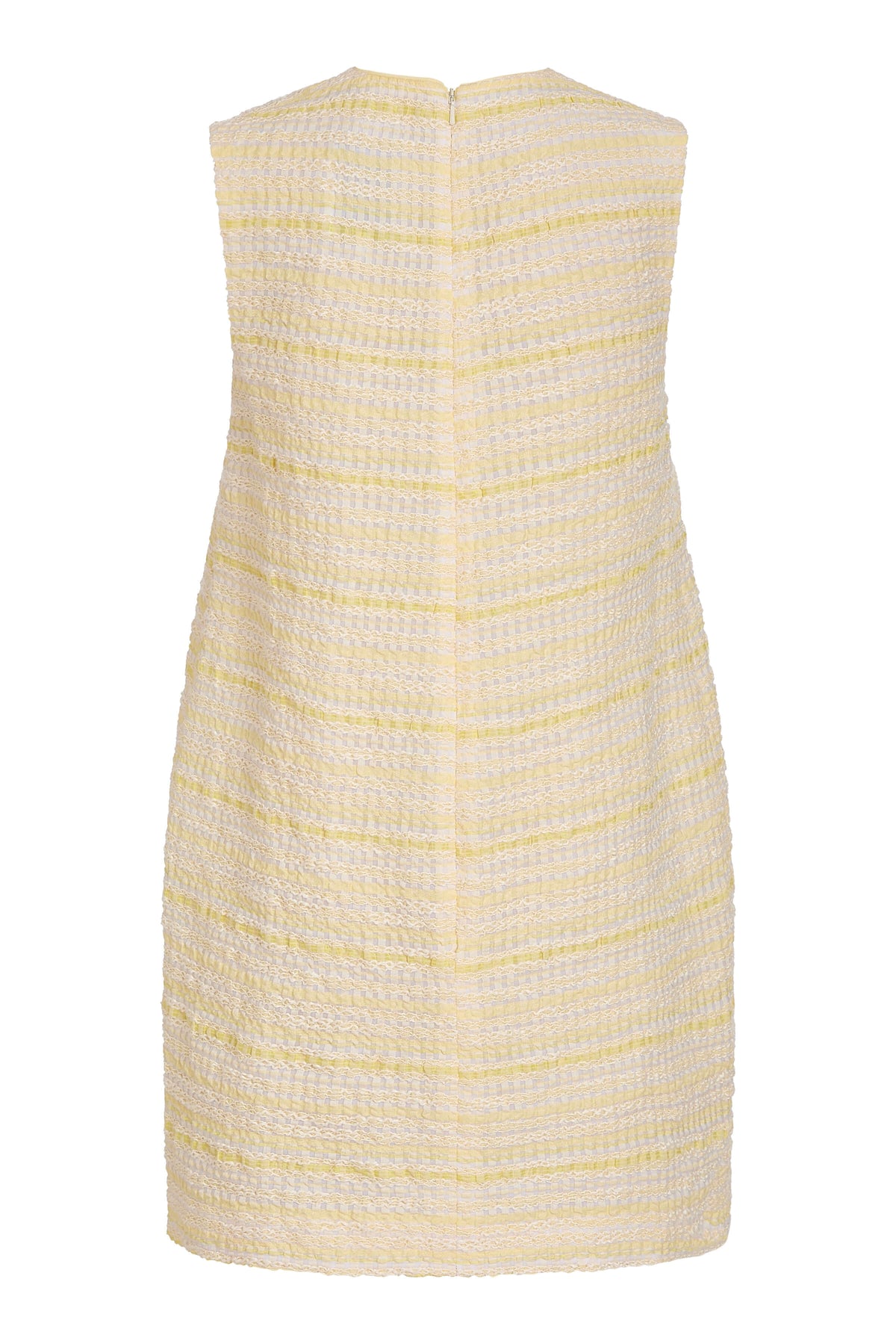 Daisy Lemon Textured Stripe Mini Dress