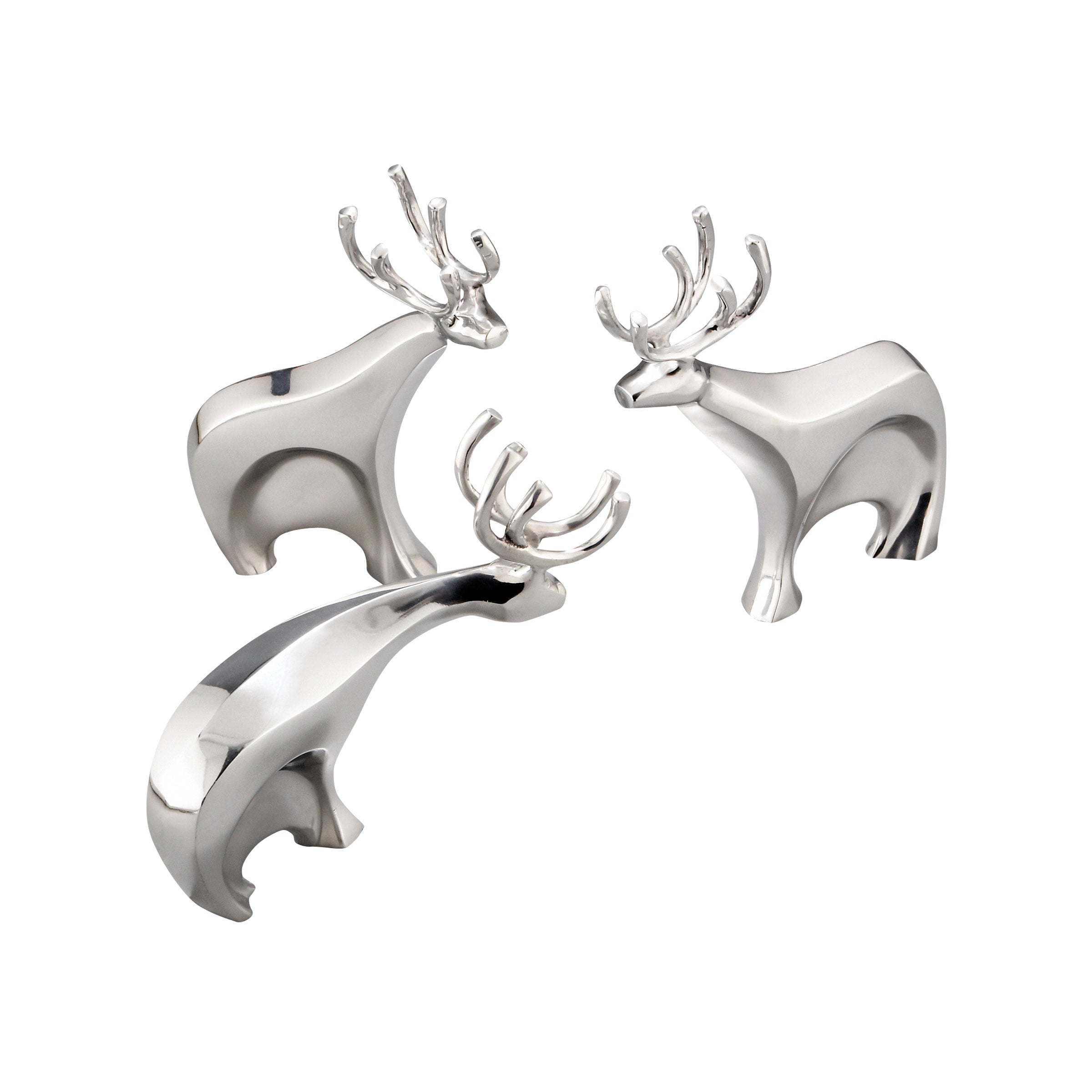 Dasher Reindeer Figurines, Set of 3