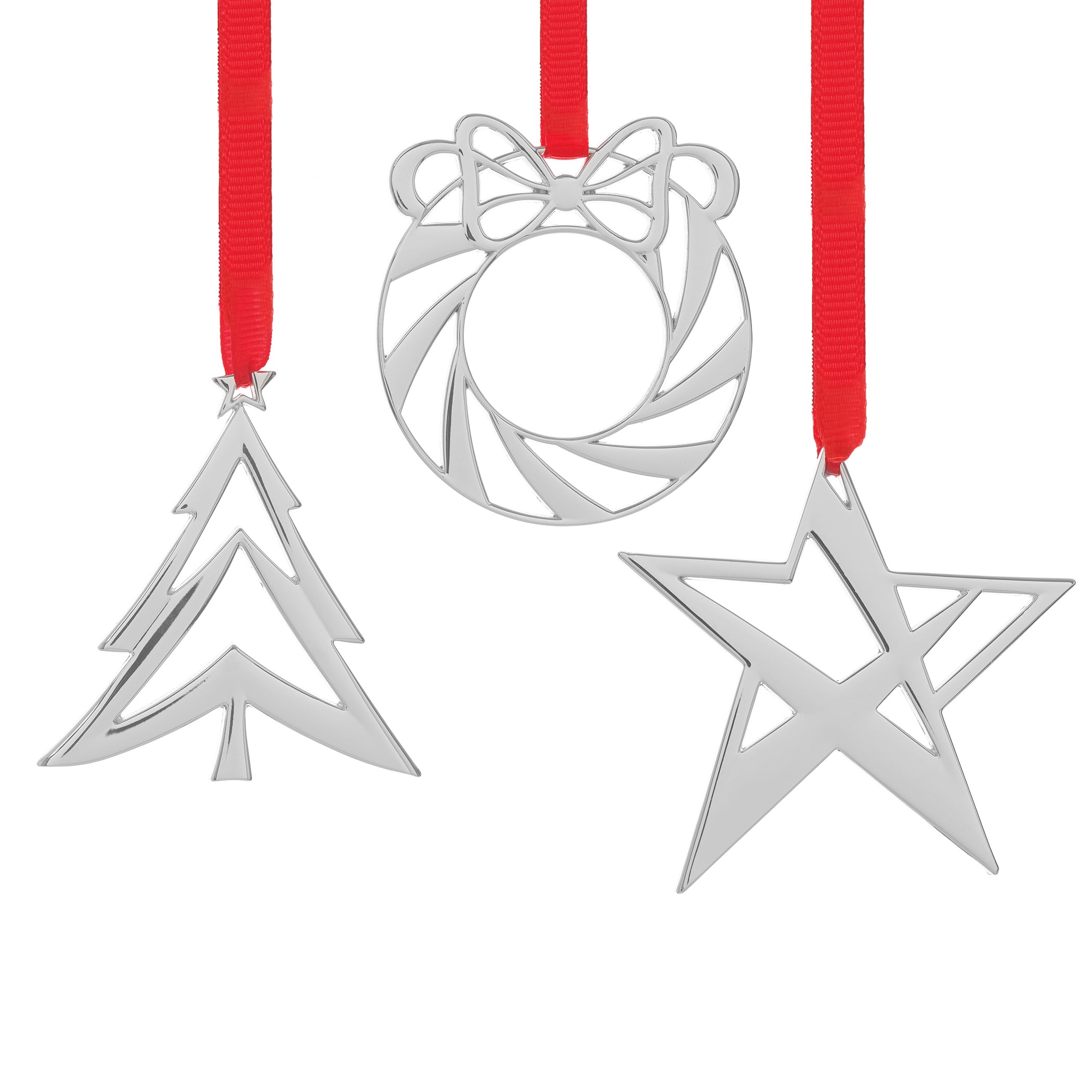 Mini Assortment Ornaments Tree, Set of 3