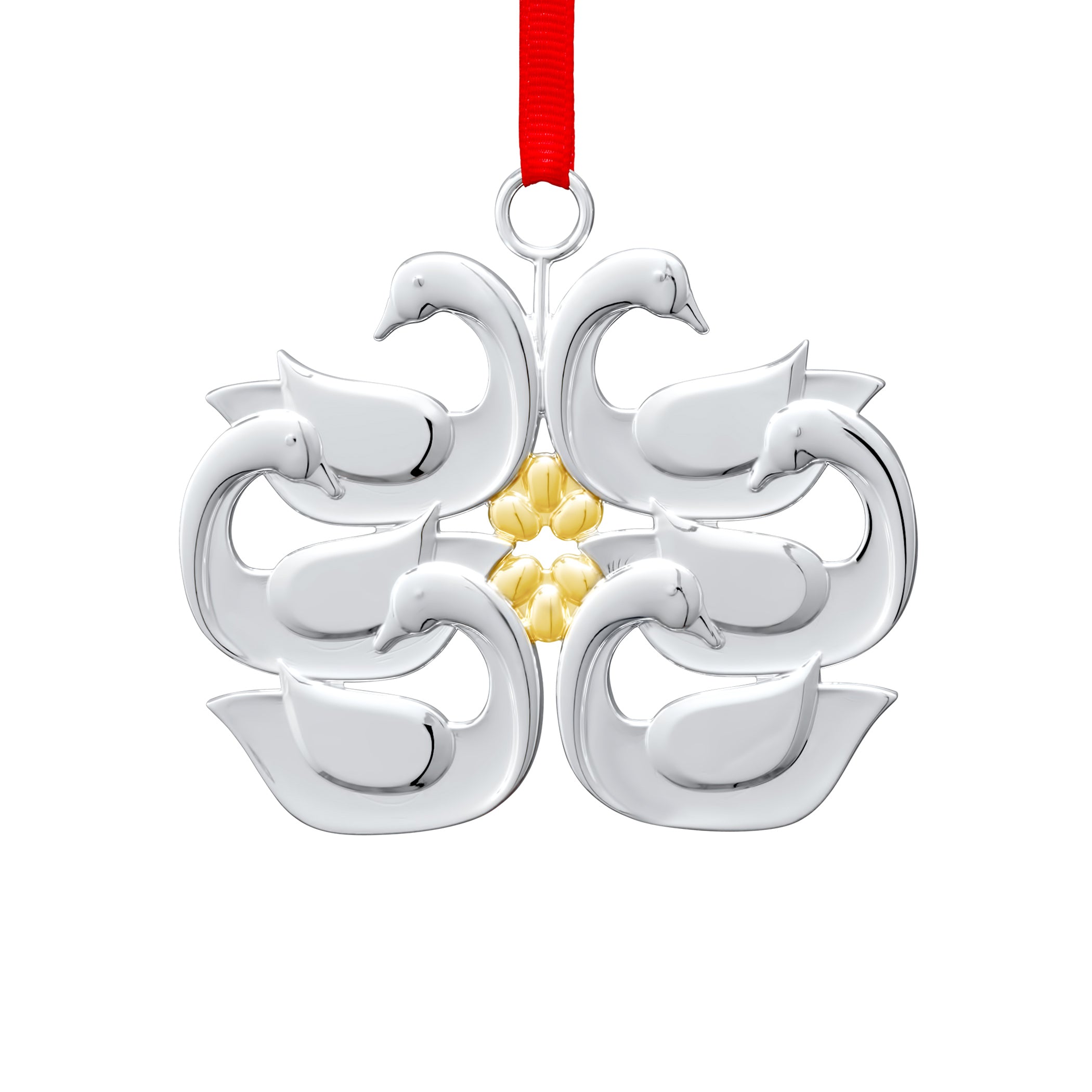 12 Days of Christmas Ornament, Six Geese a Laying