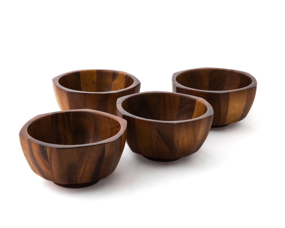 Rivet Individual Salad Bowls, Set of 4