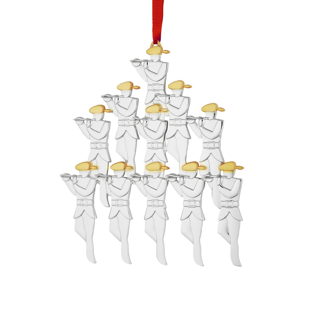 12 Days of Christmas Ornament, Eleven Pipers Piping