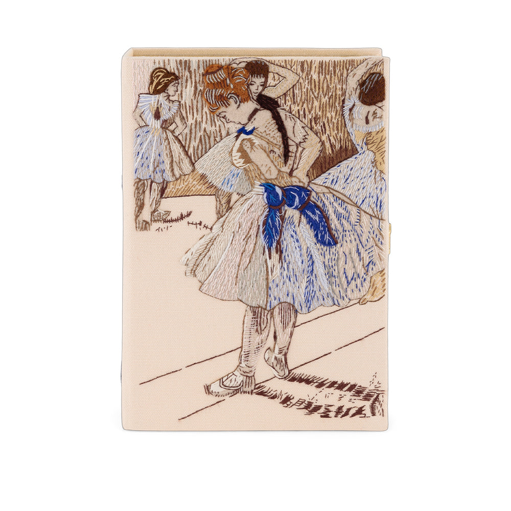 Degas Ballerina Nacre Book Clutch