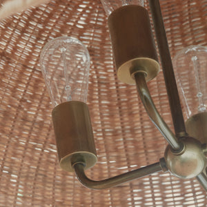 detail shot of augusta chandelier