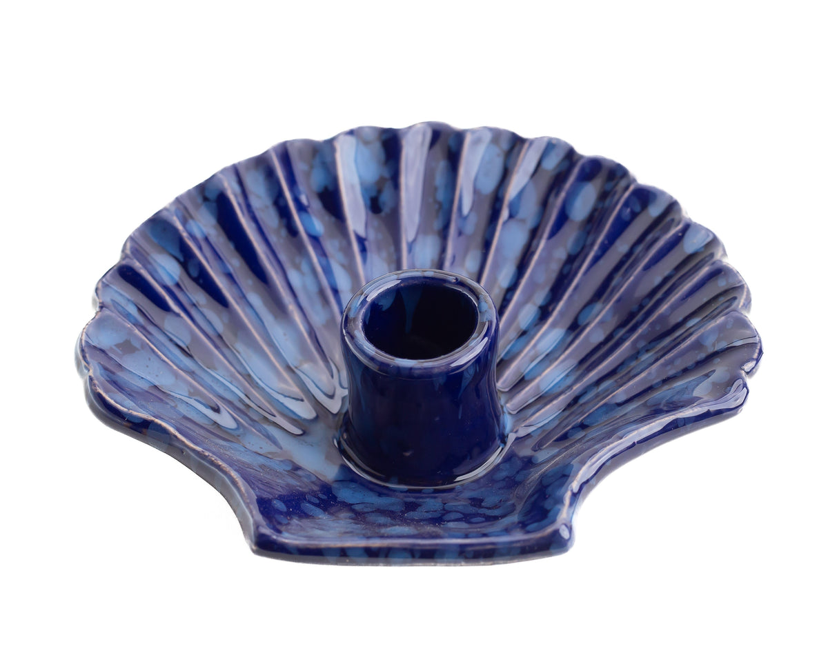 Concha Candle Tonal Blue