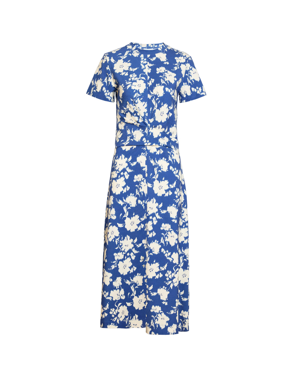 Mac Dress in French Blue/Cream Multi