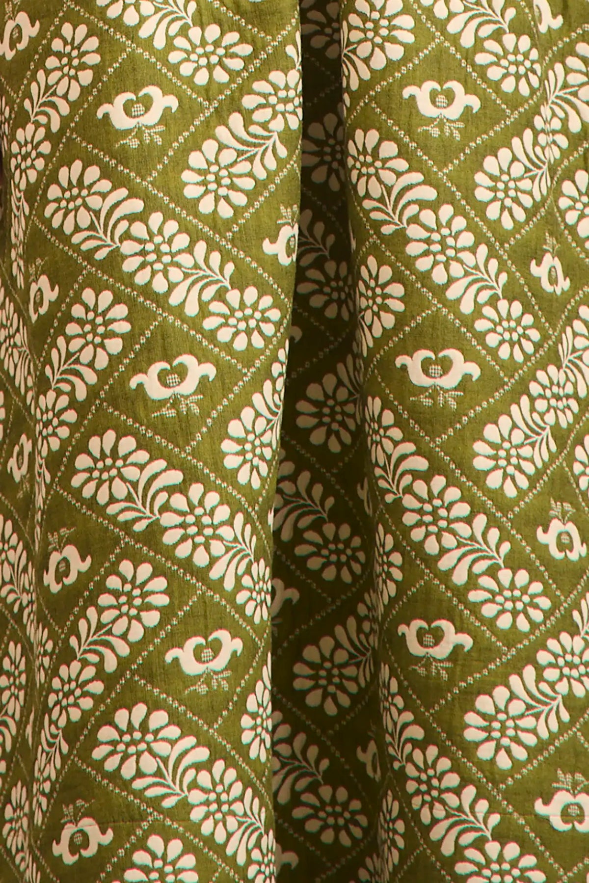 Maddy Dress in Legacy Jacquard Olive