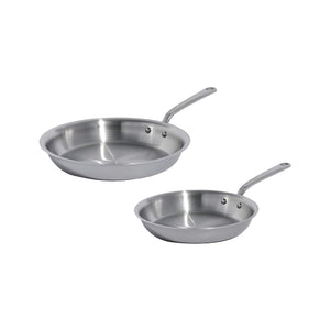 2-Piece Stainless Clad Frying Pan Set
