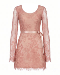 Madeleine Set in Mauve Pink