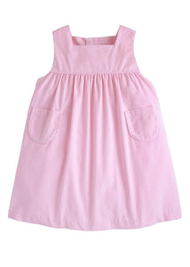 little english classic childrens clothing girls light pink corduroy jumper for fall