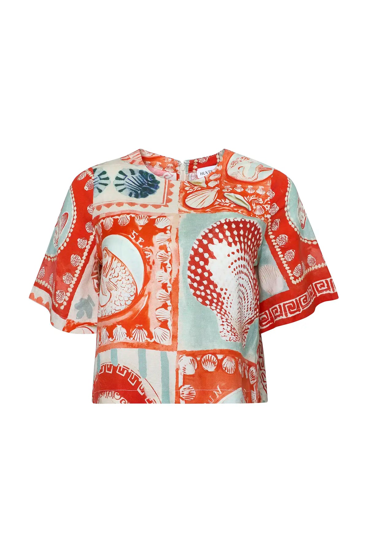The Maeve Top in Lost at Sea print.
