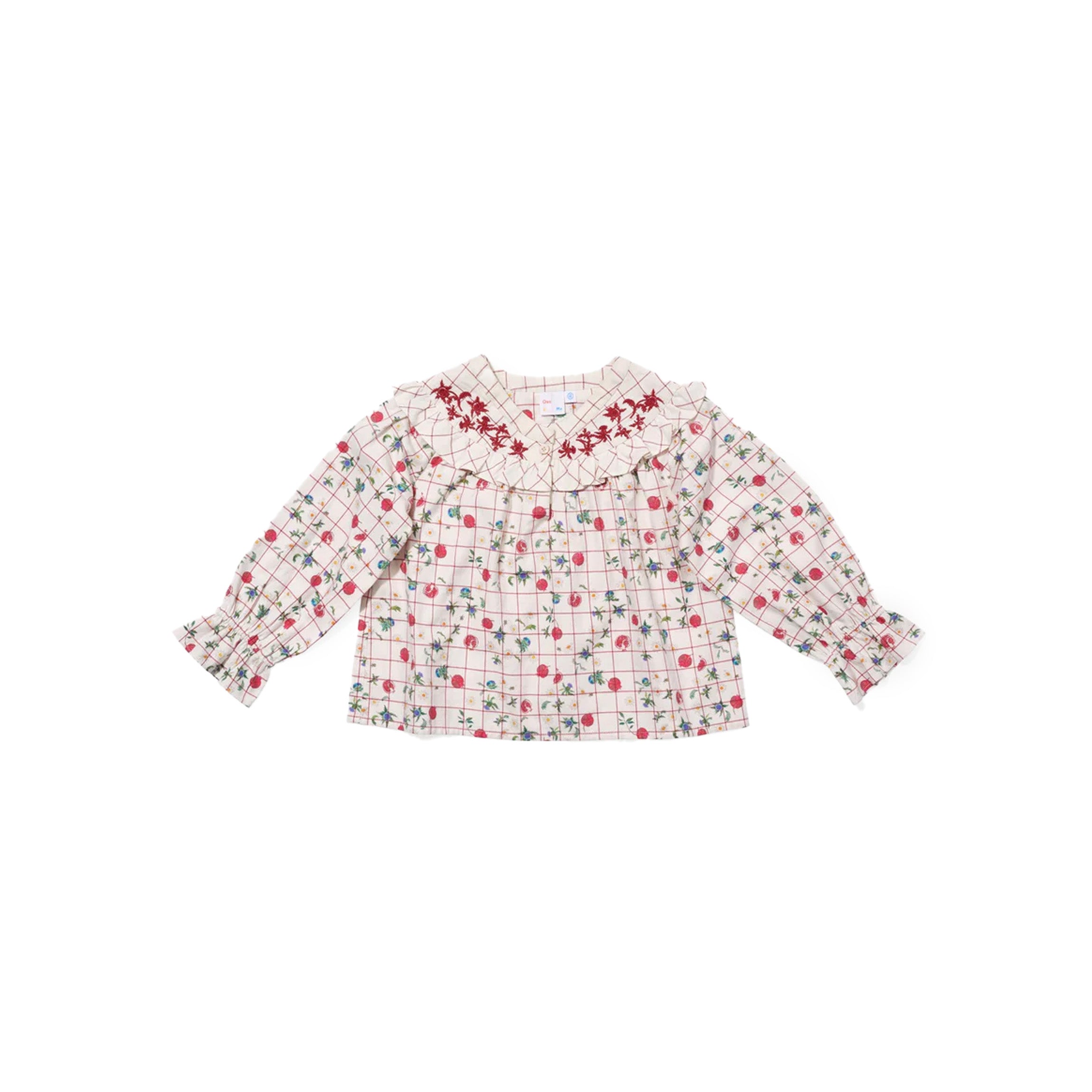 Maggie Blouse in Pomegranate Parade
