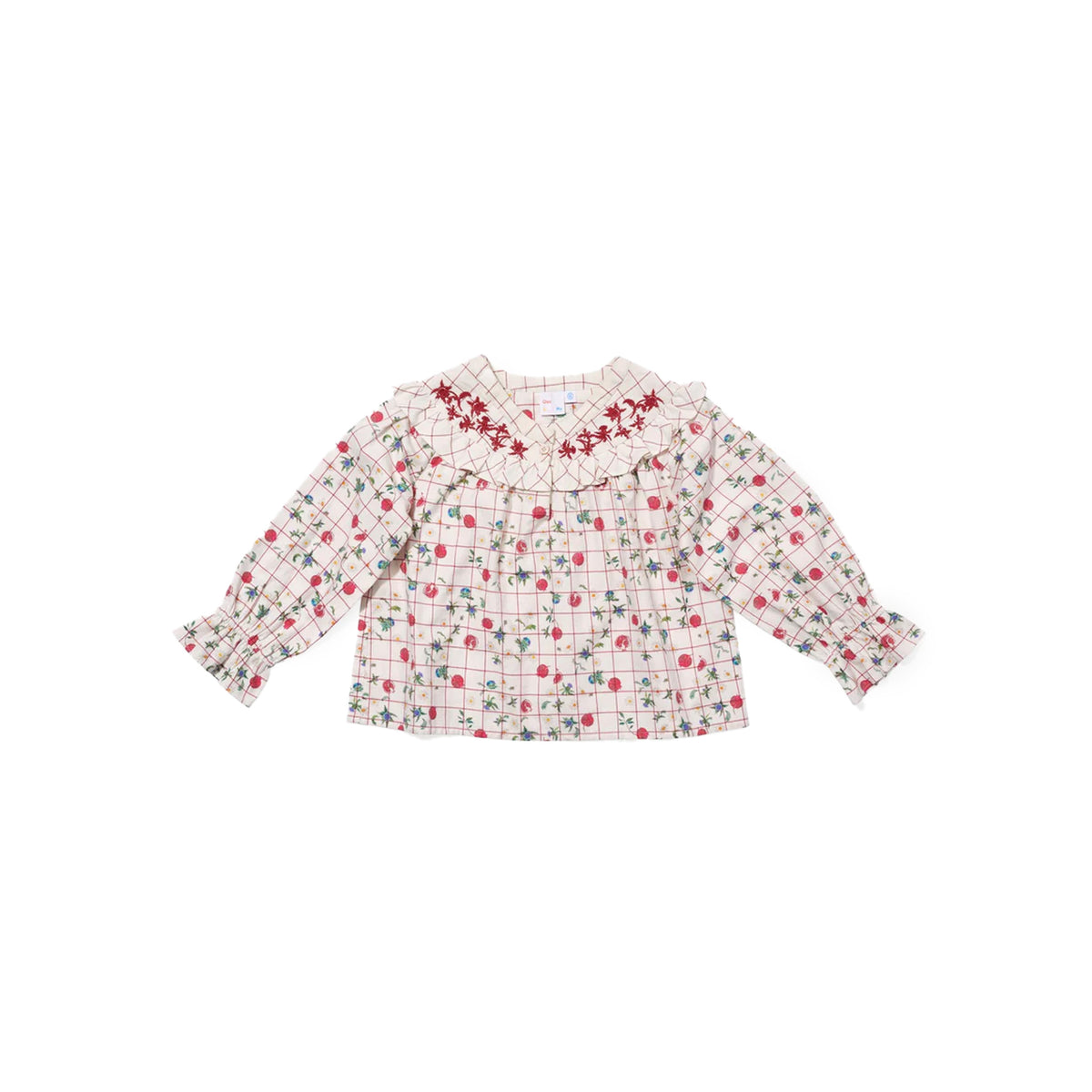 Maggie Blouse in Pomegranate Parade