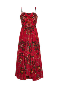 Sunray Dress in Gemma Scarf Pink