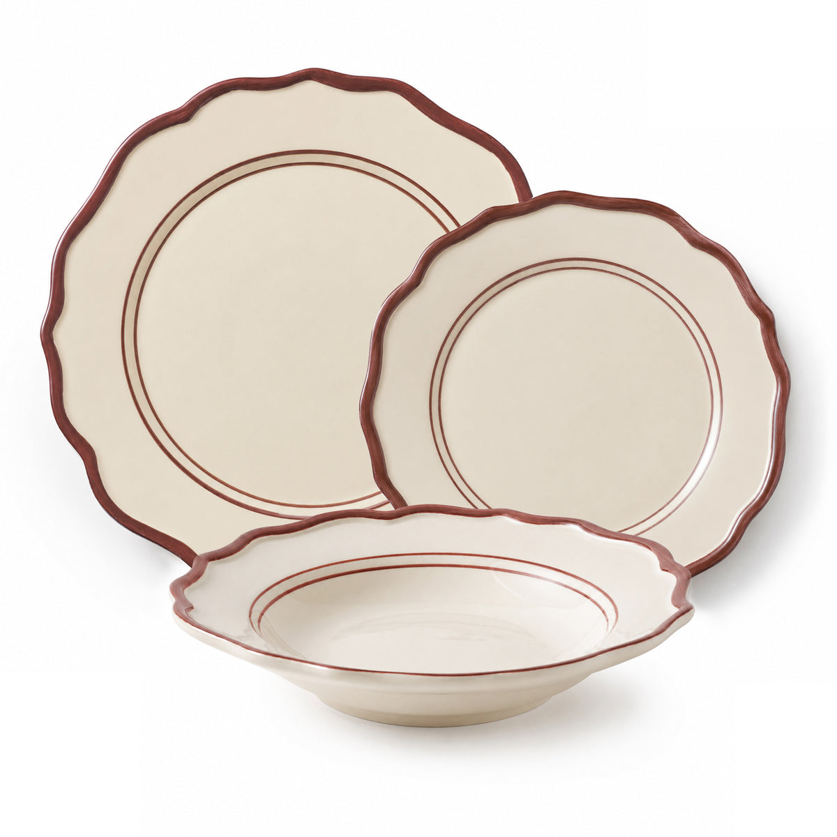 Darlene 12-Piece Set with Pasta Bowl