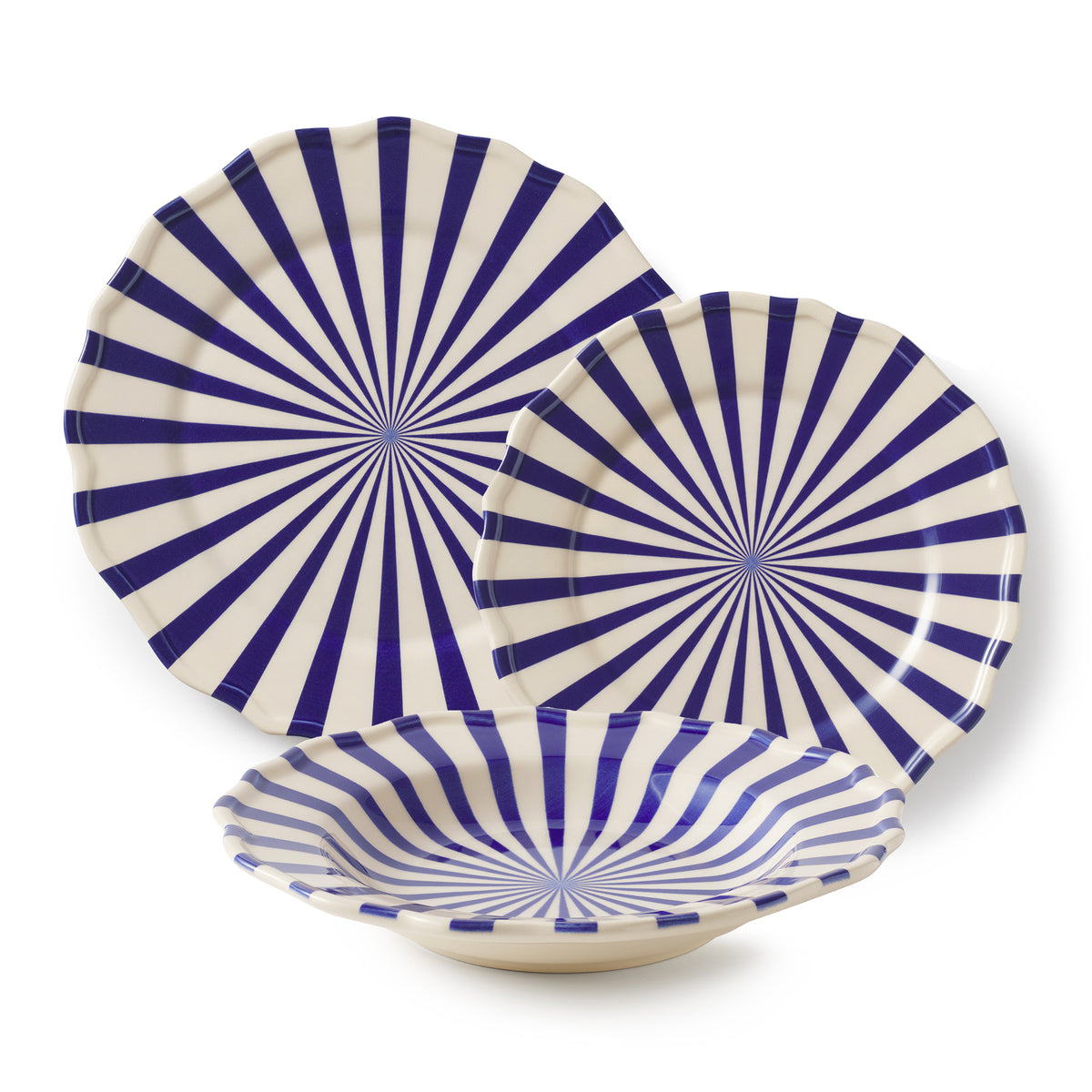 Mafalda 12-Piece Set with Pasta Bowl