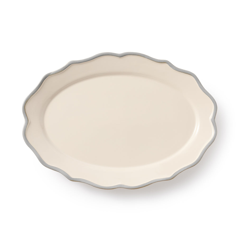 Sylvia Oval Platter 15.5"